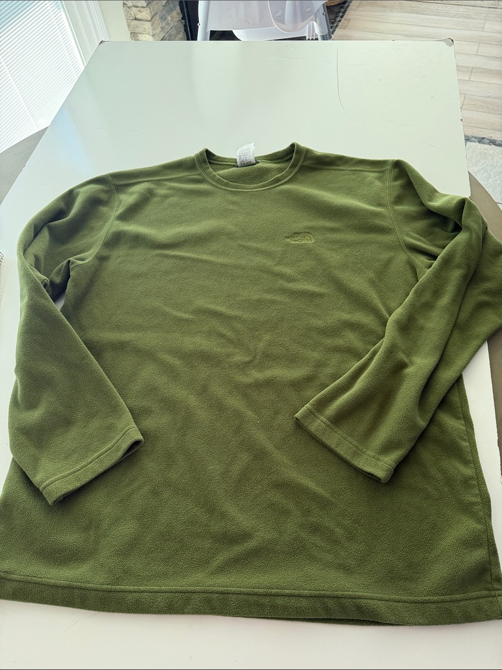 The North Face Men’s Olive Crewneck Fleece Sweater